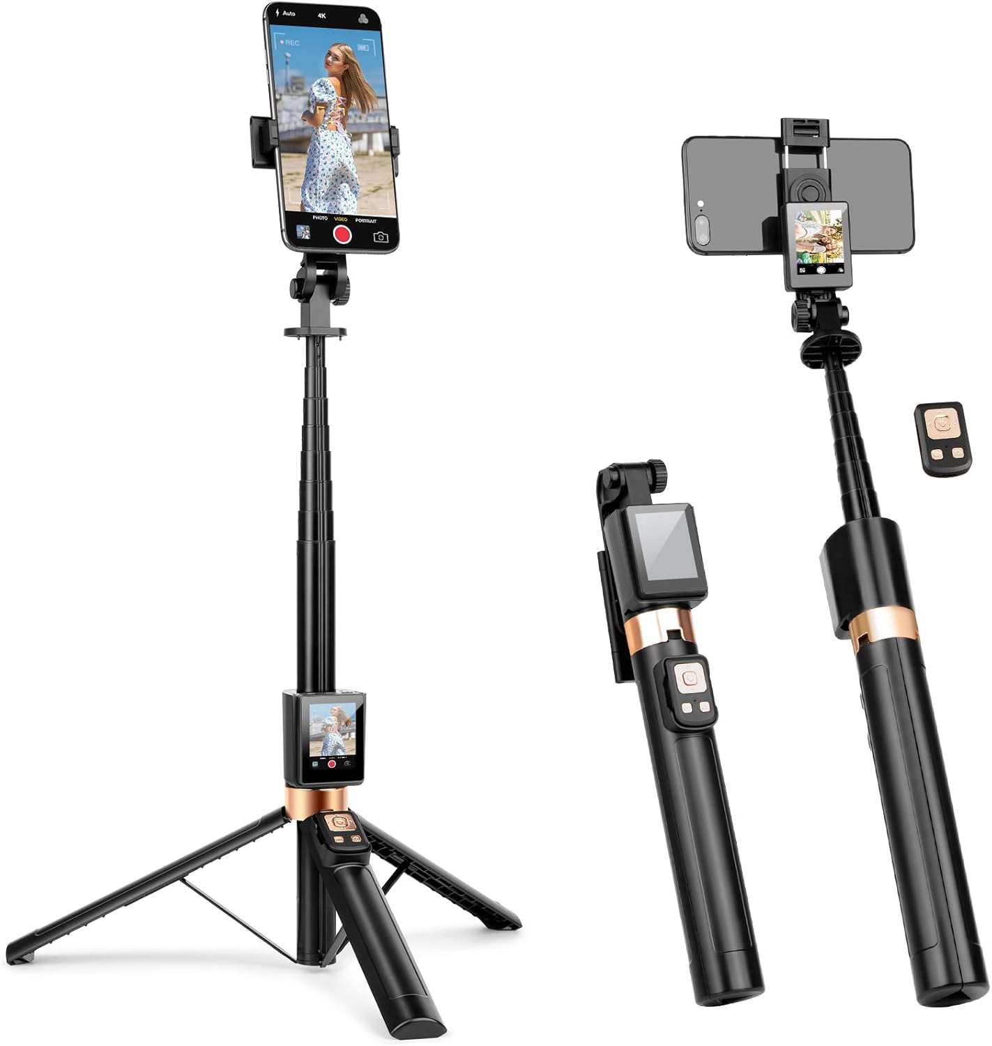 CoralBond Universal Real Time Back Camera Monitor iPhone Android Vlog Selfie Screen VB104