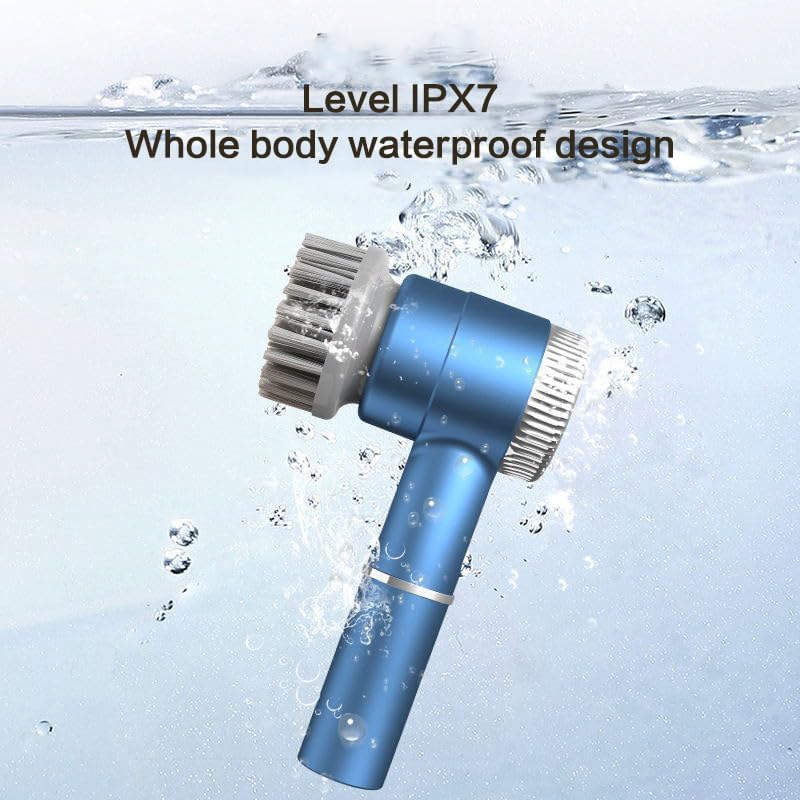 CoralBond Cordless Electric Spin Brush Scrubber Shower Bathroom Tile Kitchen Stove VB058