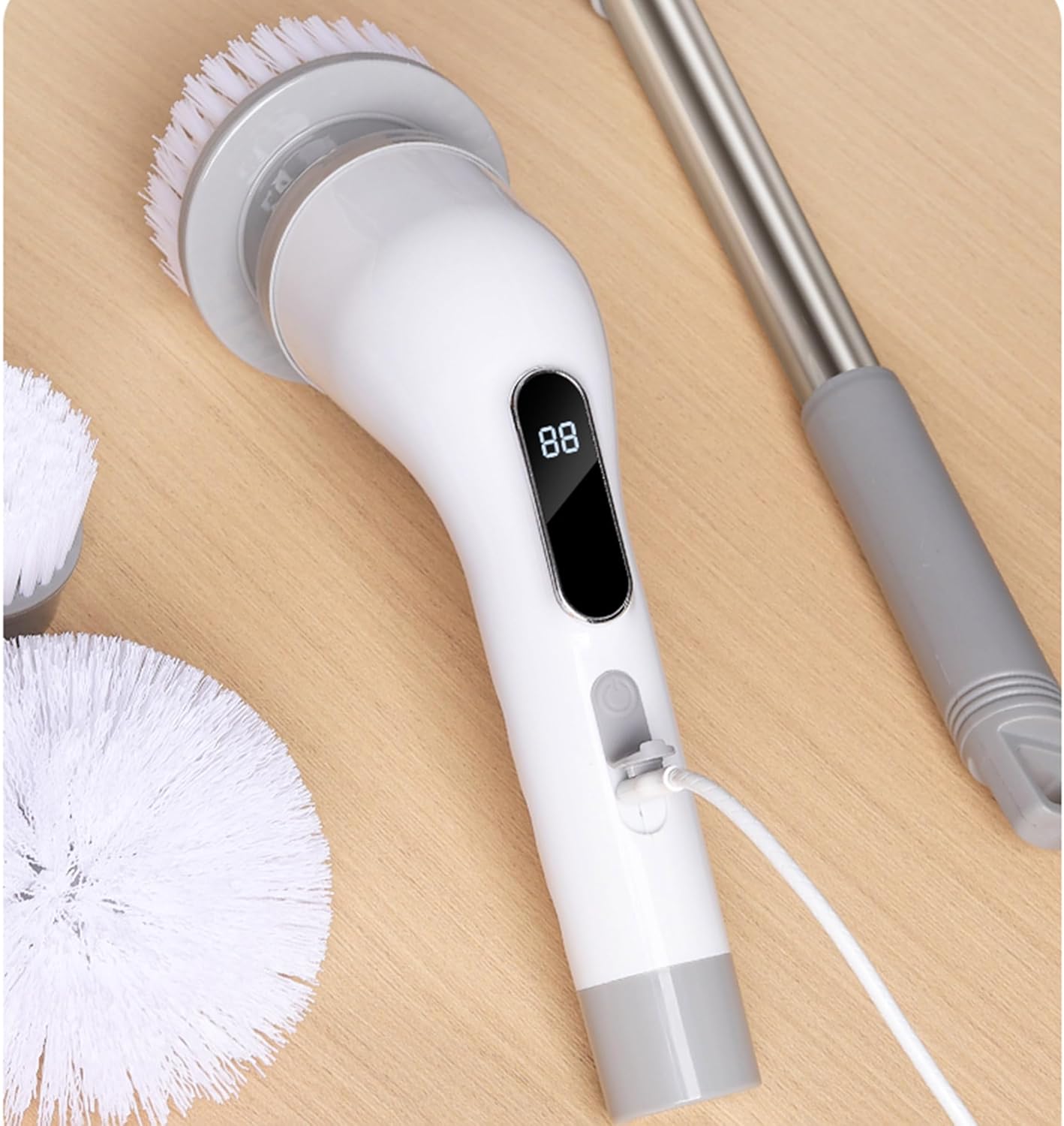 CoralBond Cordless Electric Cleaning Brush Scrubber Home Spin VB063