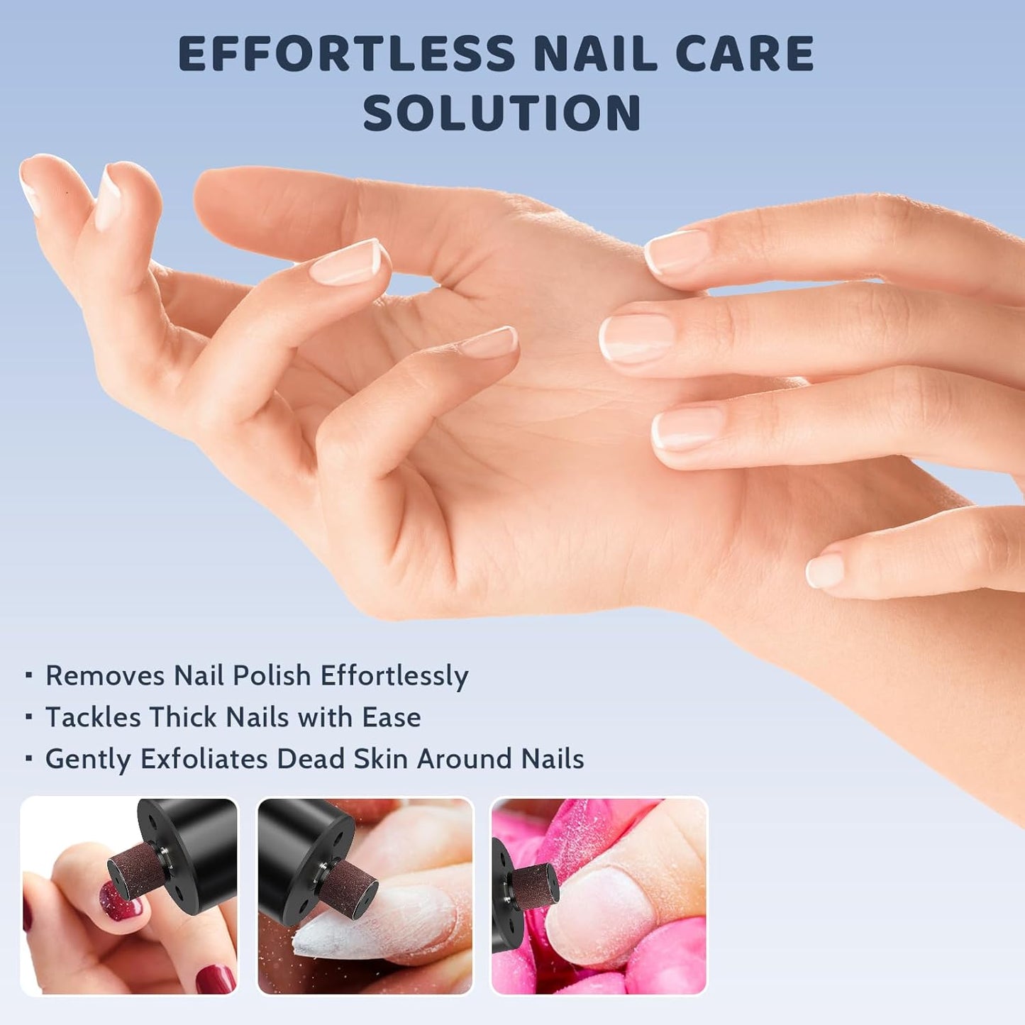 CoralBond 2-in-1 Professional Electric Callus Foot Feet Remover Matte Black Powerful File Grinder Sander Machine Adjustable Pedicure Tool VB069