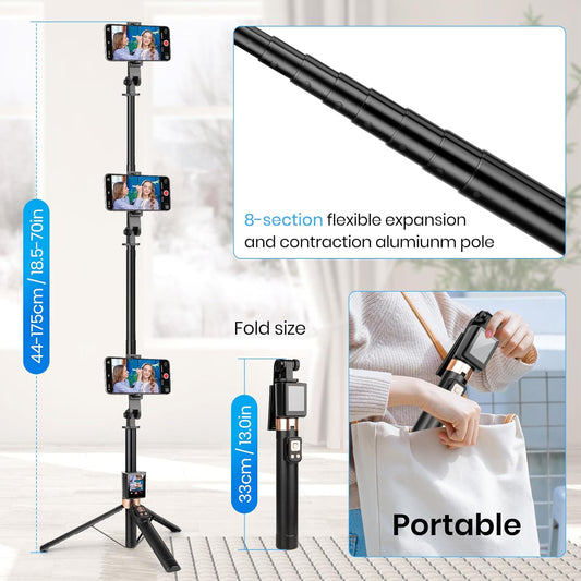 CoralBond Universal Real Time Back Camera Monitor iPhone Android Vlog Selfie Screen VB104