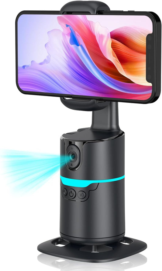 CoralBond Auto Face Tracking Smart Tripod 360 Rotation Stand AI VB100