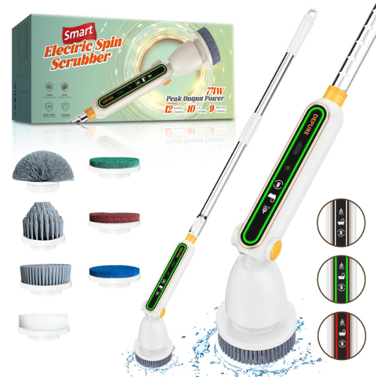 CoralBond Cordless Electric Spin Brush Scrubber Quiet Power Cleaning Cleaner VB061