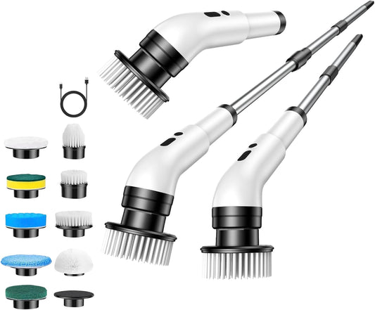 CoralBond 450 RPM Cordless Electric Spin Brush Scrubber Shower Cleaner VB054