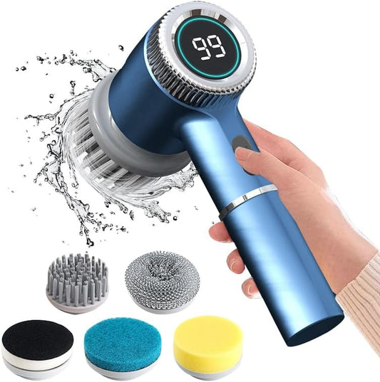 CoralBond Cordless Electric Spin Brush Scrubber Shower Bathroom Tile Kitchen Stove VB058