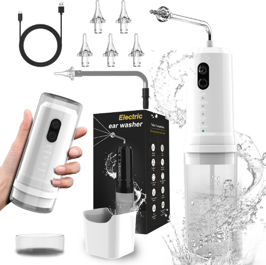 CoralBond 2-in-1 Portable Electric Ear Wax Remover Cleaning Kit Cleaner Water Powered VB028