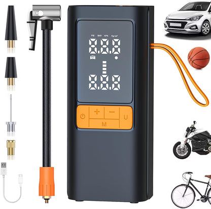 CoralBond 150PSI Portable Tire Inflator Air Compressor Pump Car Accessory VB008