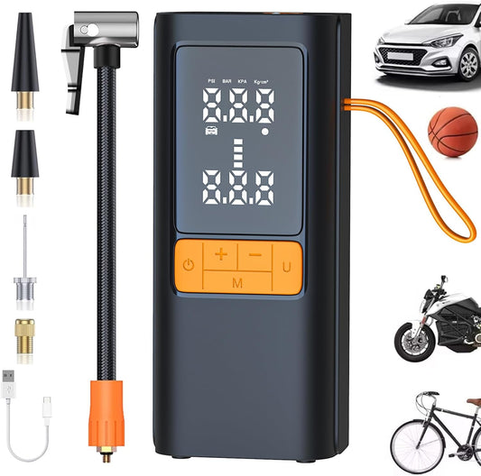 CoralBond 150PSI Portable Tire Inflator Air Compressor Pump Car Accessory VB008
