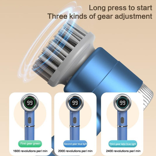 CoralBond Cordless Electric Spin Brush Scrubber Shower Bathroom Tile Kitchen Stove VB058