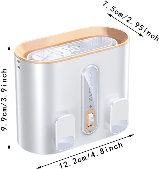 CoralBond Portable Personal Waist Body Mini Fan Travel Hanging Practical Cooling Summer VB034