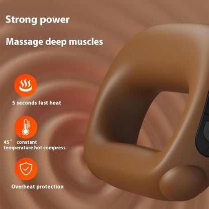 CoralBond Deep Tissue Percussion Muscle Massage Guns Brown Heat Pain Relief Adjustable Speed Intensity VB087
