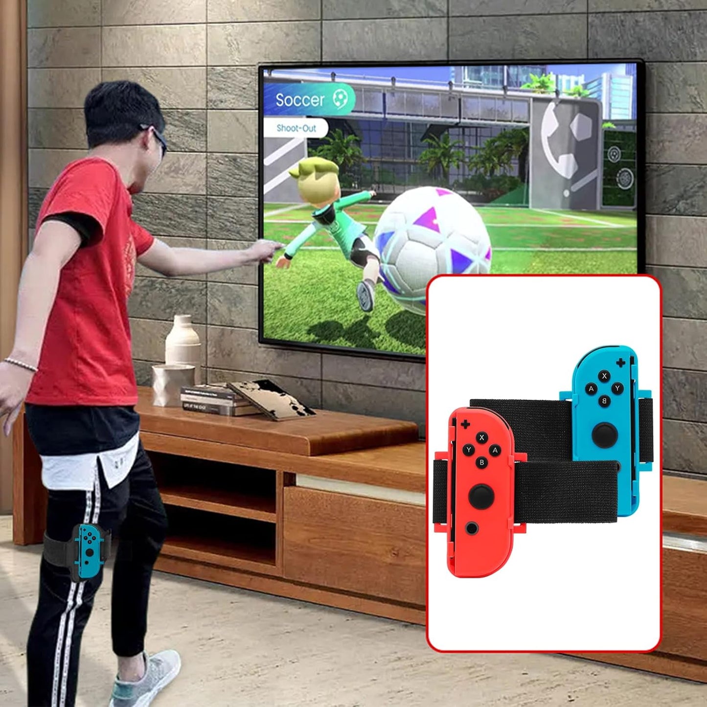 CoralBond 10-in-1 Nintendo Switch Accessories Sports Bundle Games VB067