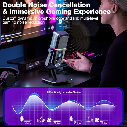 CoralBond HK2 Gaming Microphone USB Dynamic PC Computer Streaming VB037