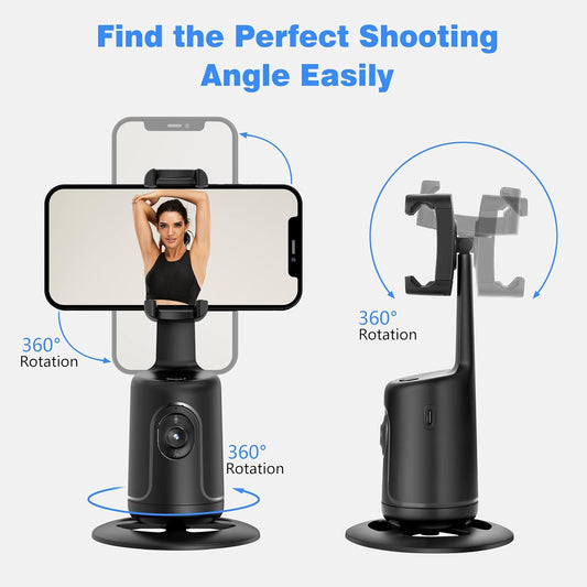 CoralBond Auto Face Tracking Smart Tripod Remote Selfie Vlog Stick Gesture Control VB097