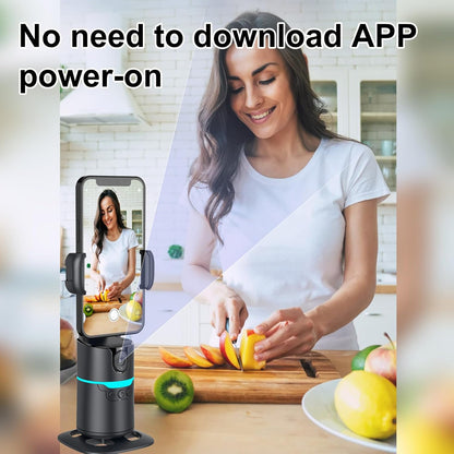 CoralBond Auto Face Tracking Smart Tripod 360 Rotation Stand AI VB100