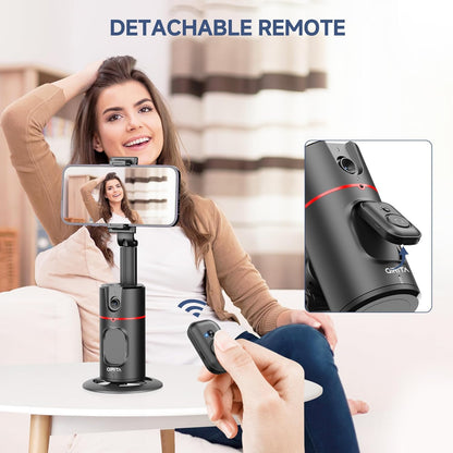 CoralBond Auto Face Tracking Smart Tripod Phone Holder Remote Controlled VB096