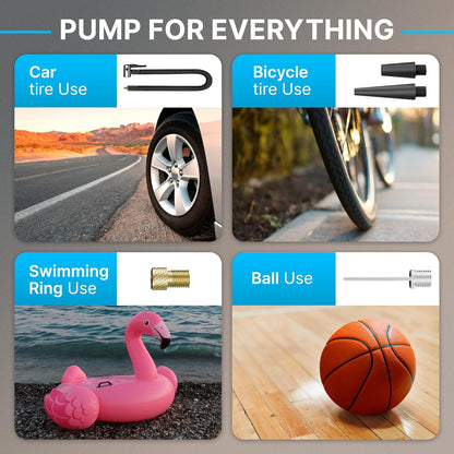 CoralBond 150PSI Portable Cordless Air Compressor Pump Tire Inflator Digital Display Auto Stop VB007